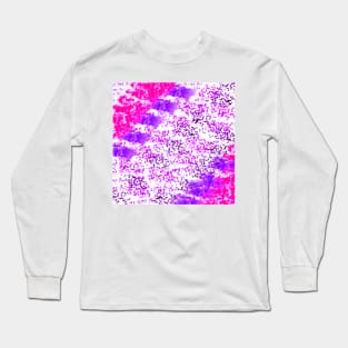 Sponge Print Pink/Purple/Black Long Sleeve T-Shirt